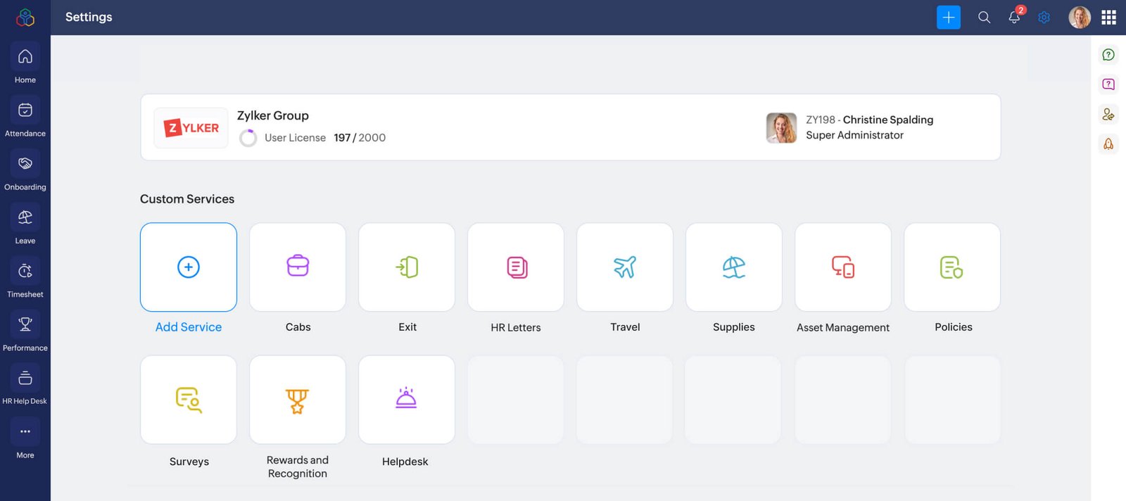 HR Individuelle Workflowkonfiguration