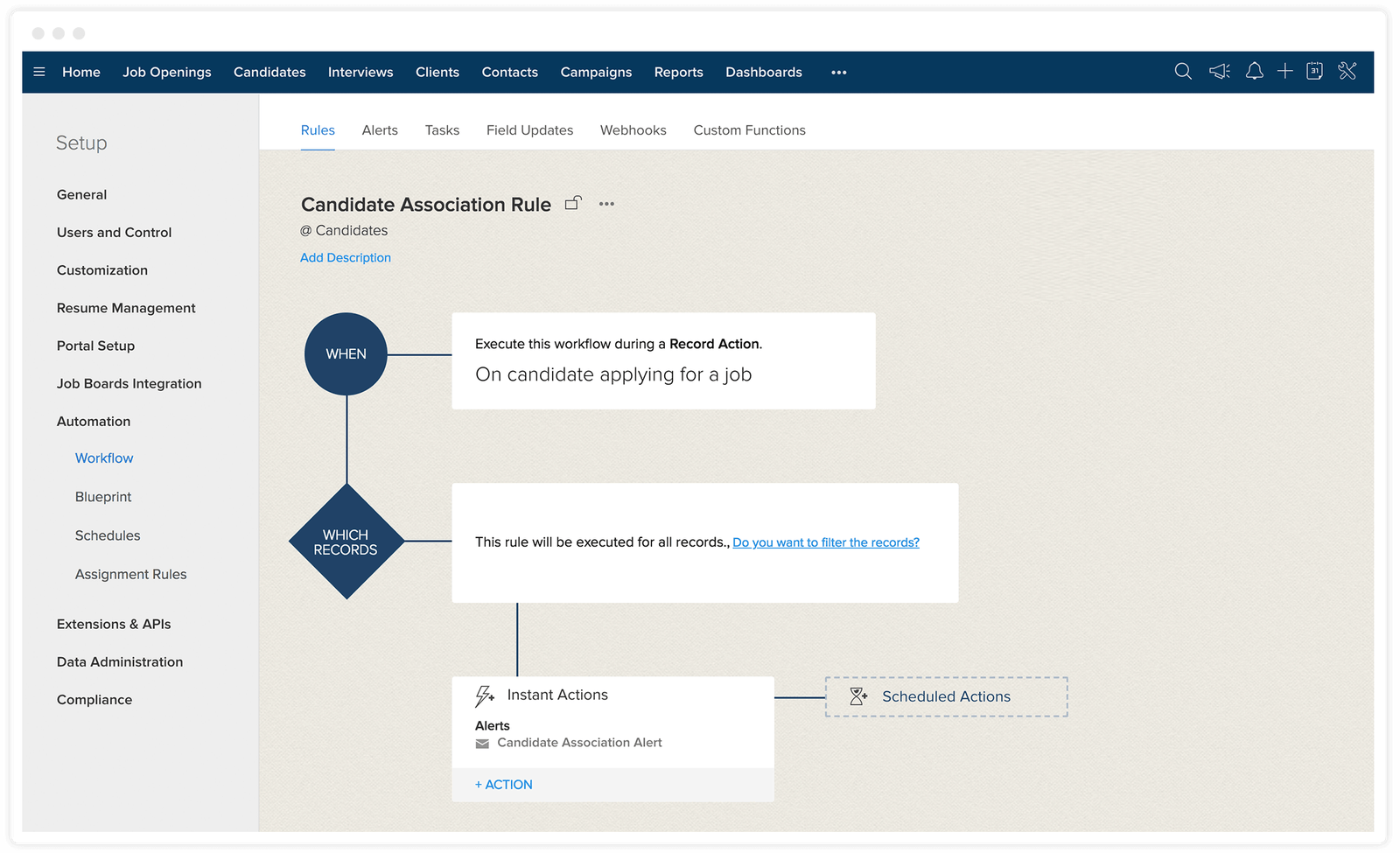 Automatisiertes AI Bewerbungsscreening