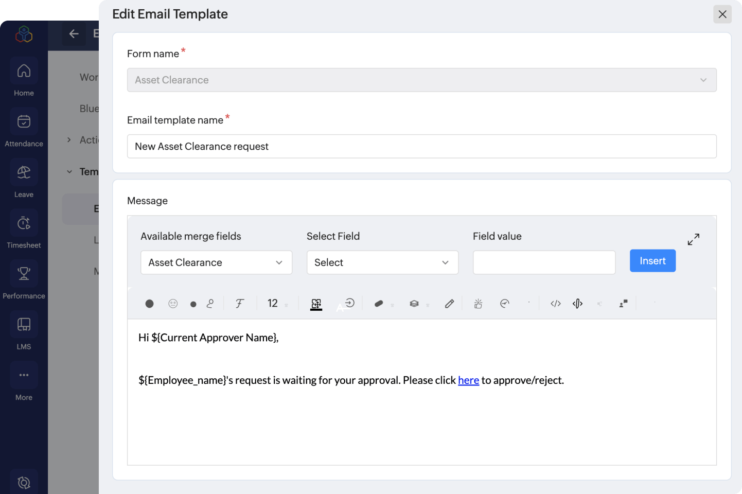 Emailvorlagen