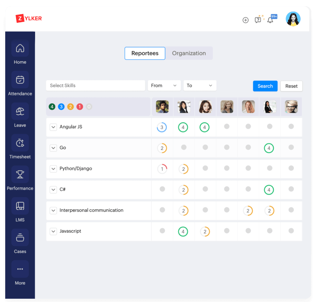 Skilldatenbank