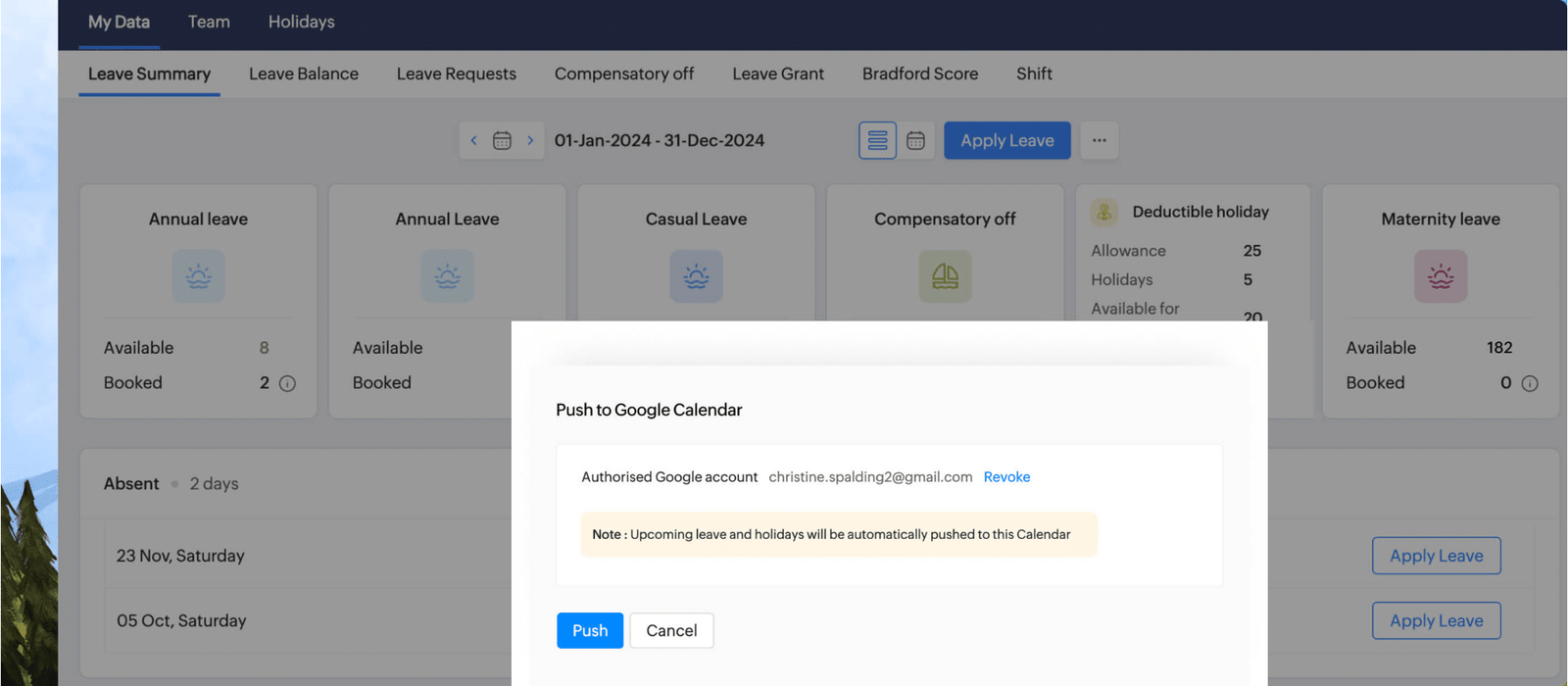 Synchronisation mit externen Apps wie M365 oder Google Calendar