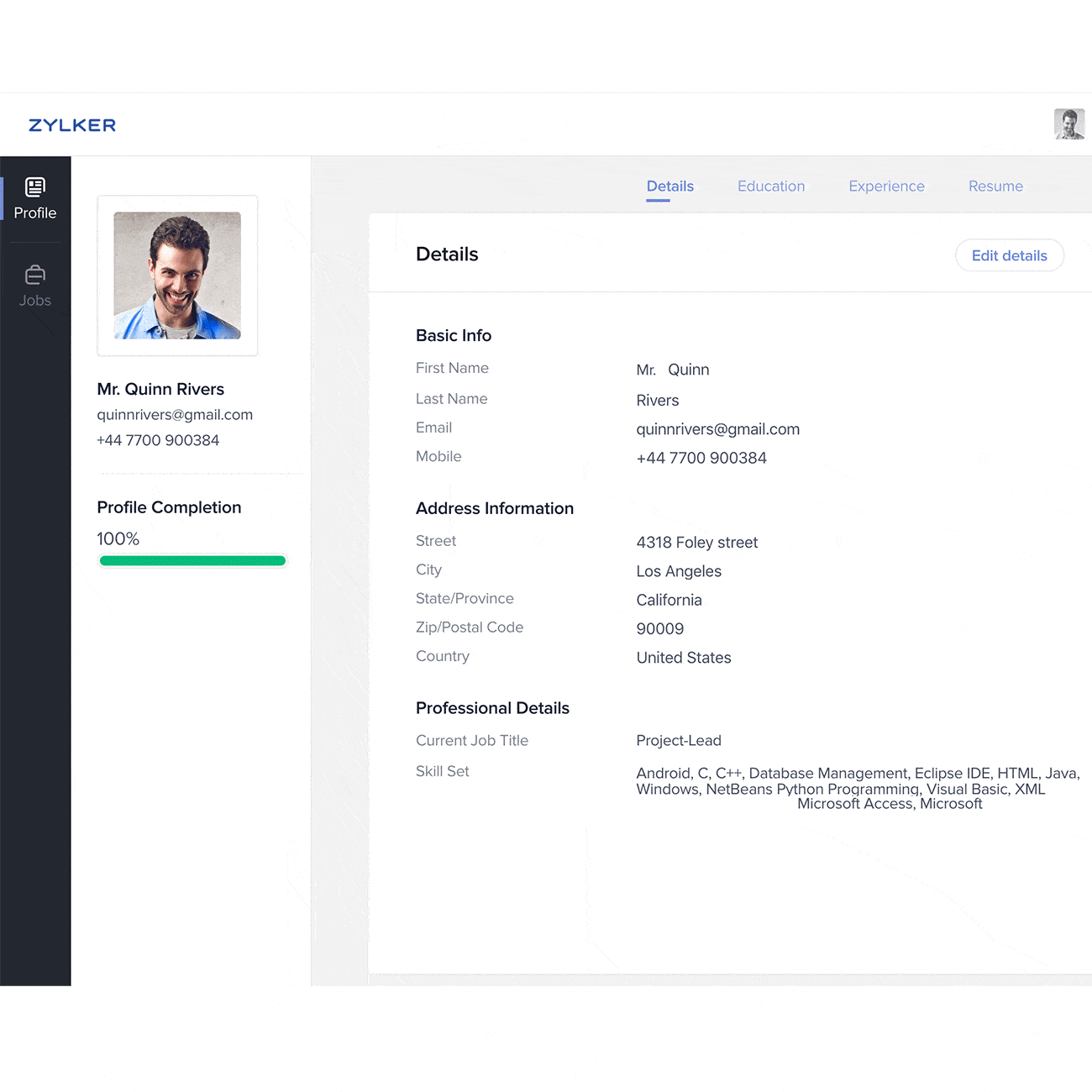 Self-Service und Portal Zugang für Kandidaten und Hiring Manager