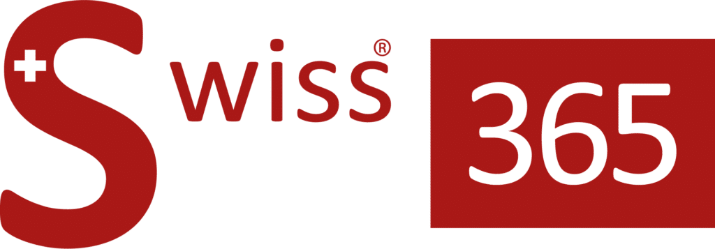 Swiss Salary 365-Logo – Ihre vertrauenswürdige Lohn- und Gehaltsabrechnungslösung für eine nahtlose, ganzjährige Gehaltsverwaltung in der Schweiz.